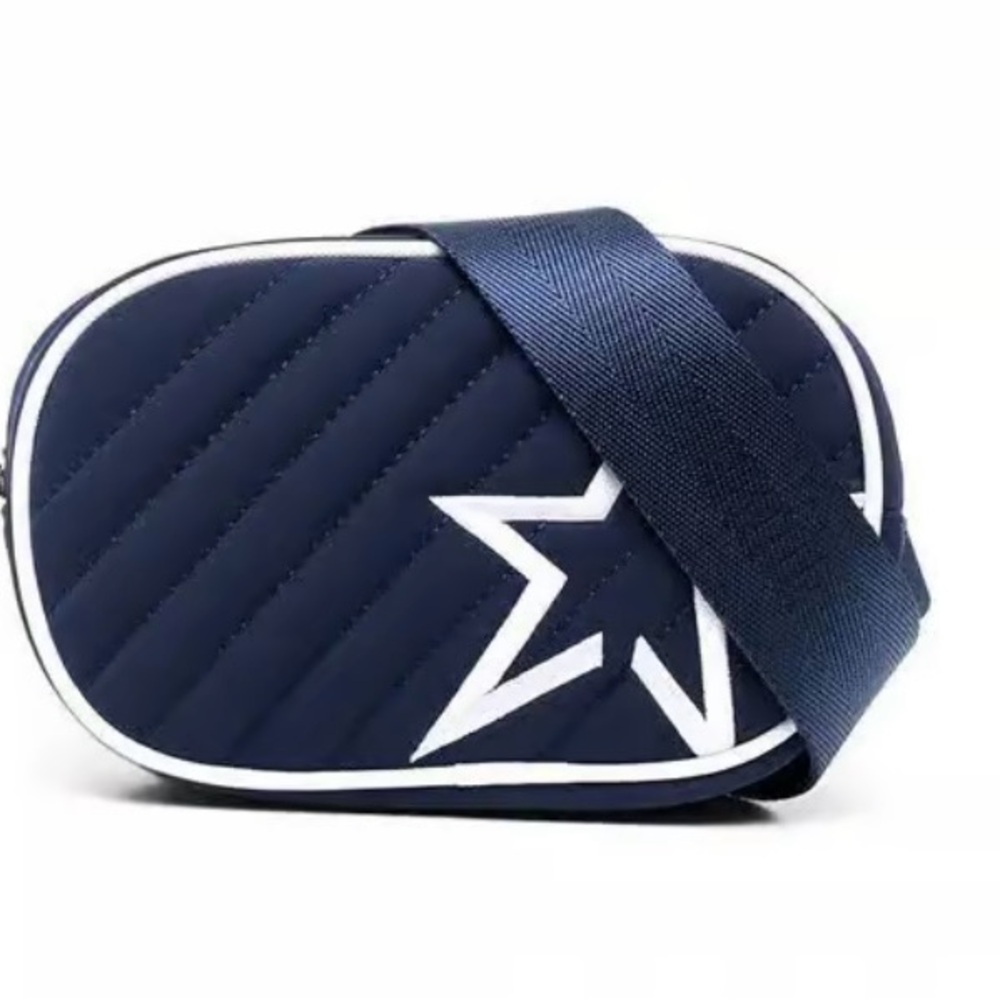 Perfect Moment Navy Star Quilted Belt Bag